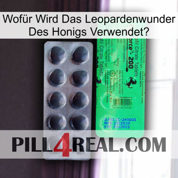 Wofür Wird Das Leopardenwunder Des Honigs Verwendet new04